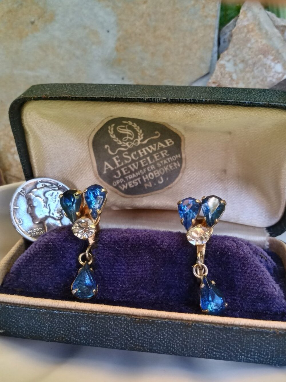 Circa 1940's Anita Eshay Earrings